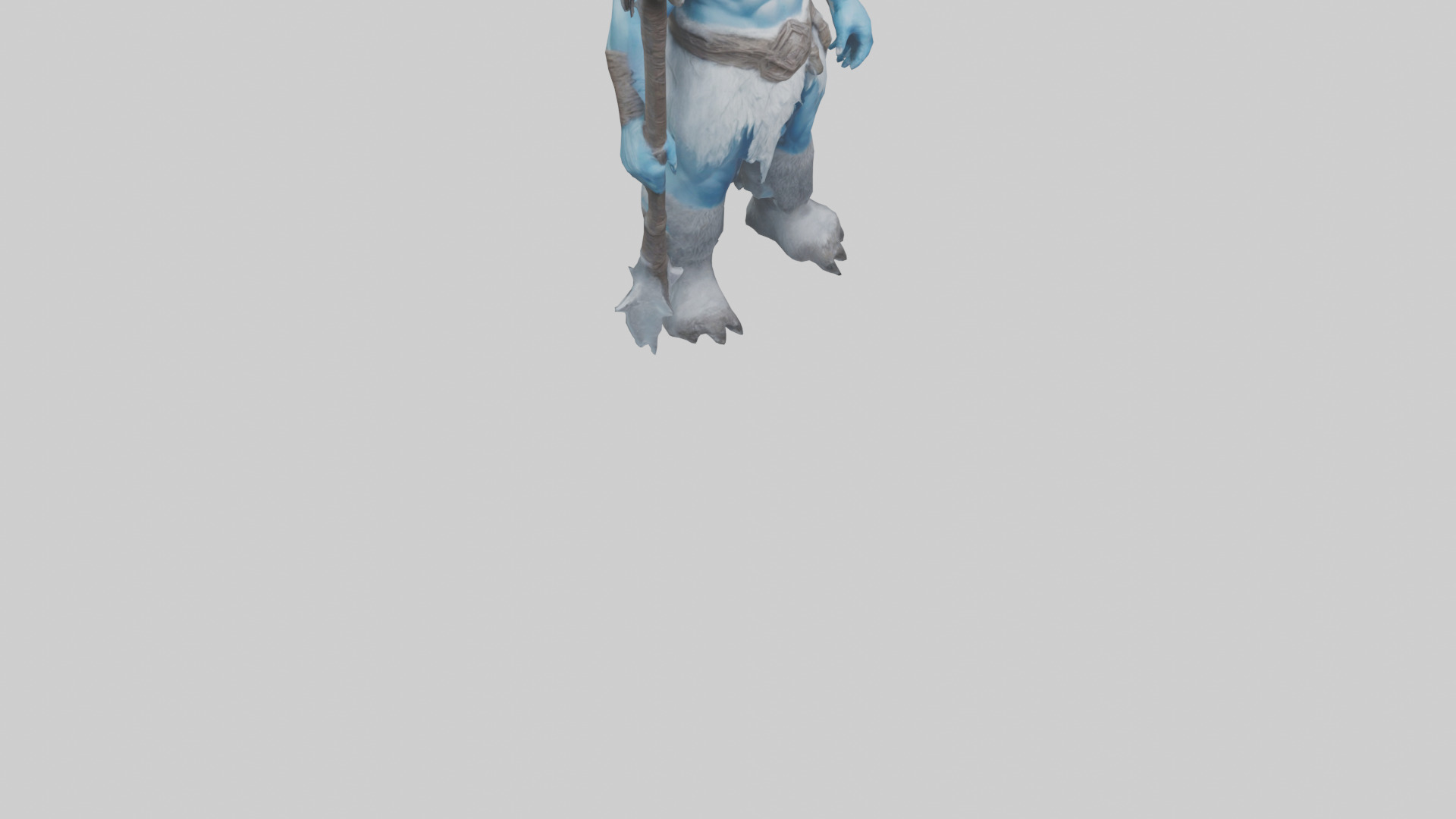 Frost Giant model Low-poly 3D model_7