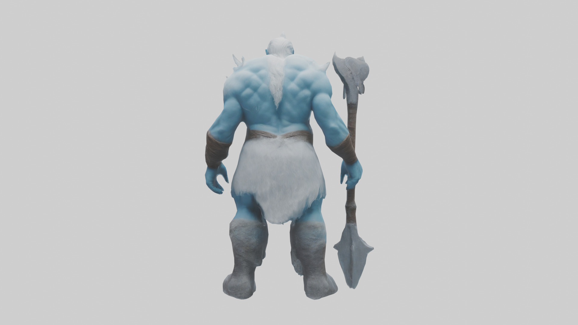 Frost Giant model Low-poly 3D model_1