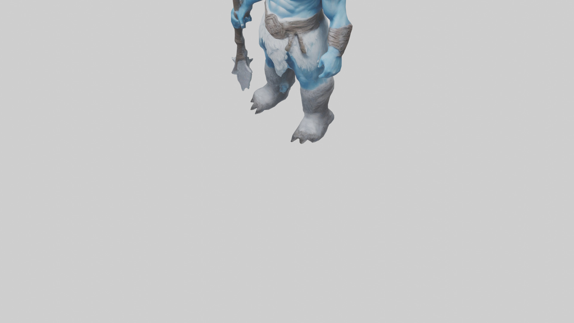 Frost Giant model Low-poly 3D model_6