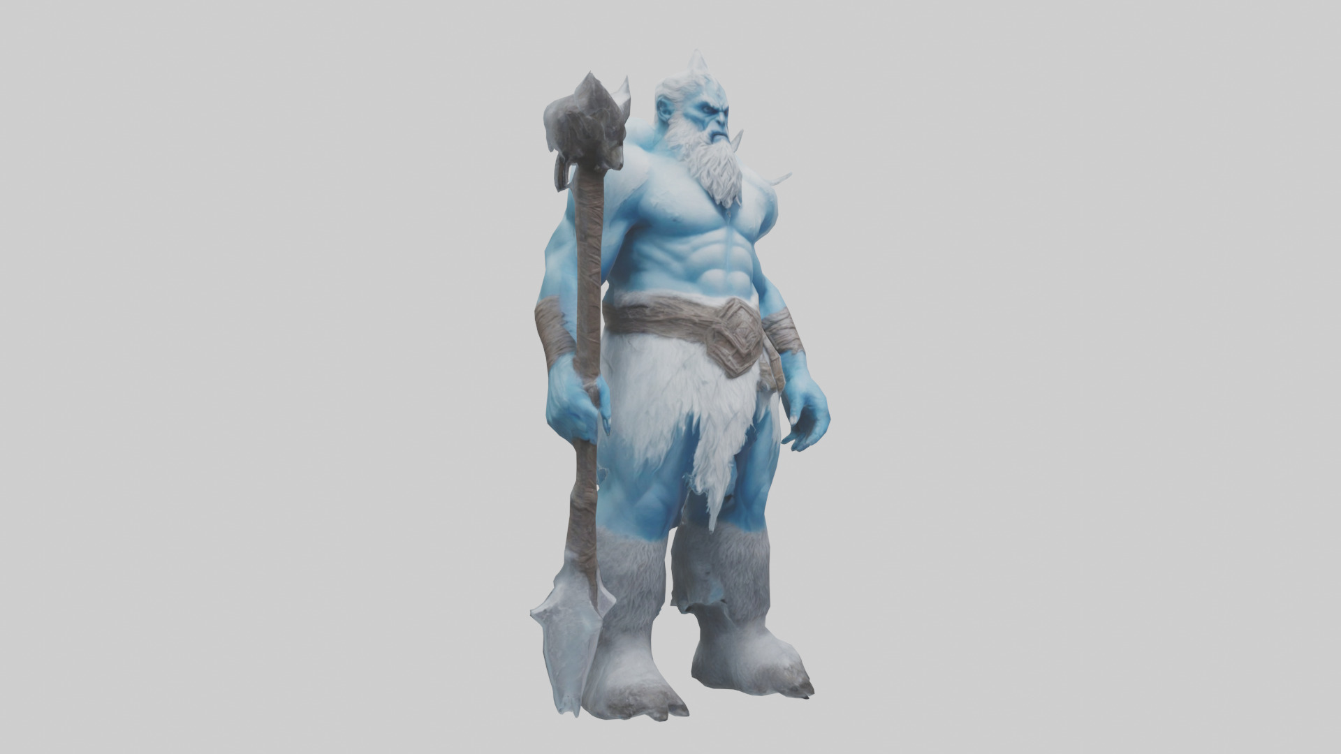 Frost Giant model Low-poly 3D model_16