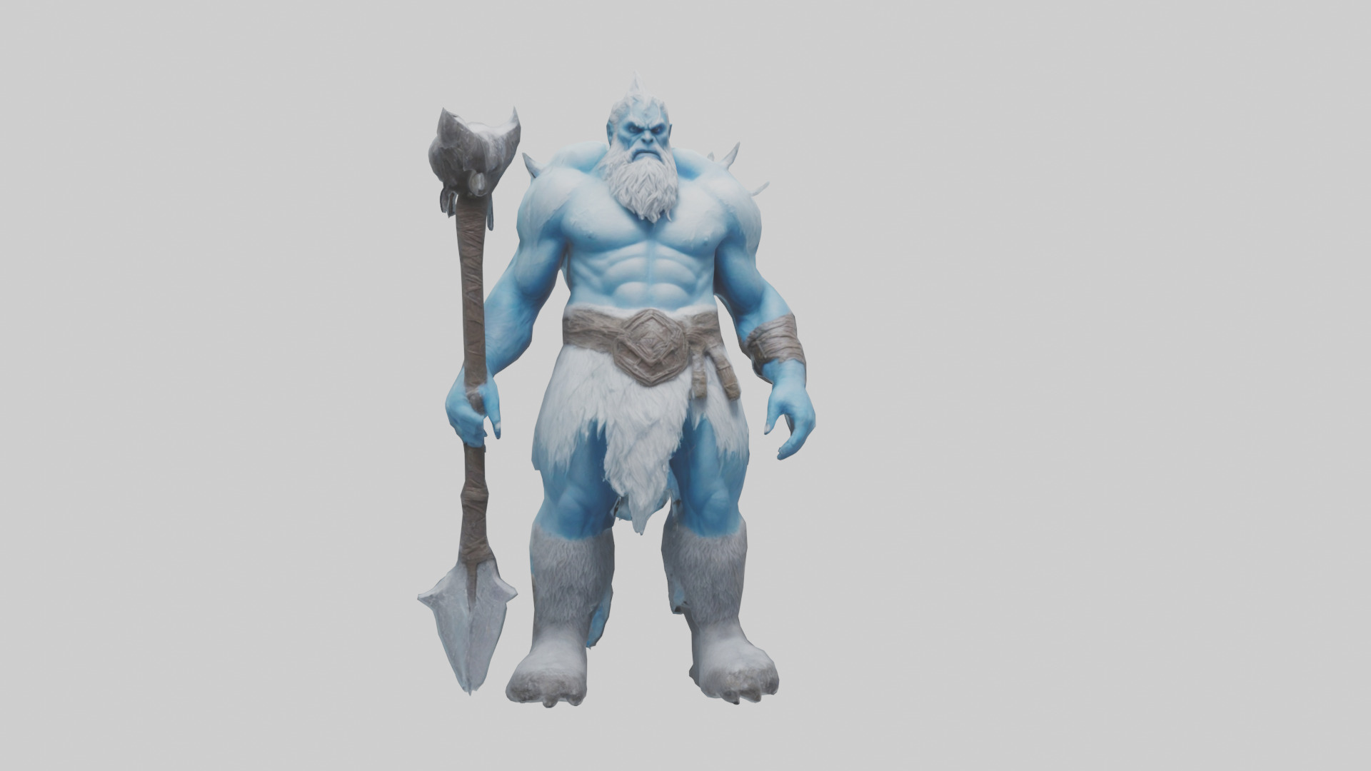 Frost Giant model Low-poly 3D model_18