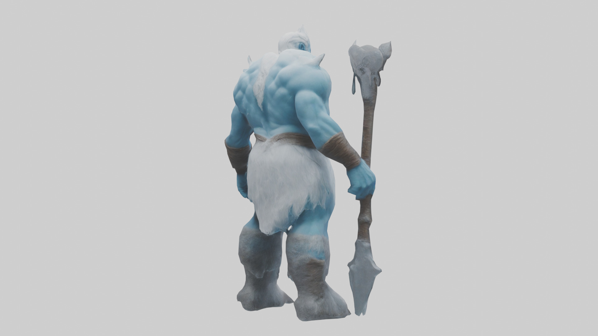 Frost Giant model Low-poly 3D model_3
