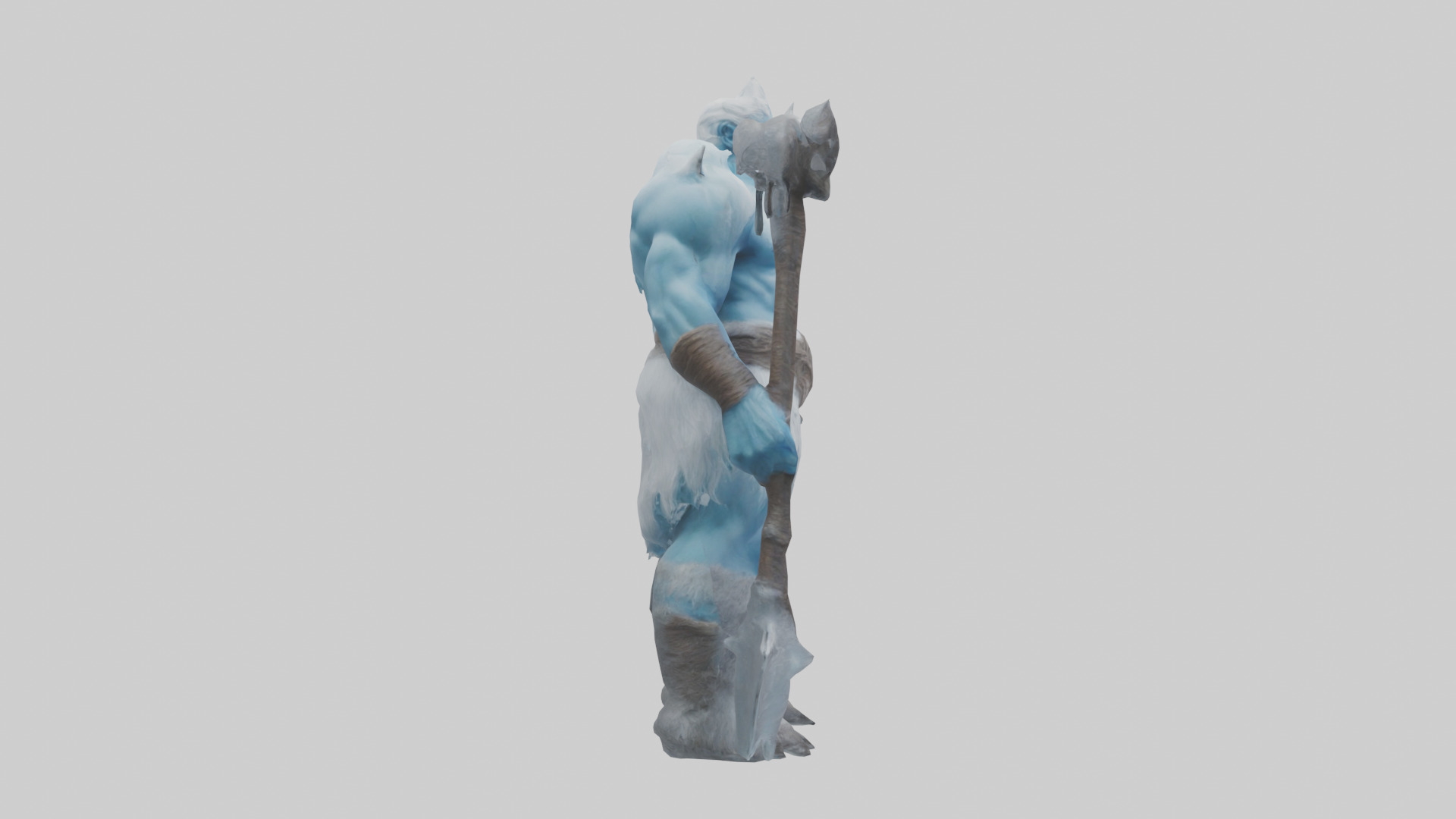 Frost Giant model Low-poly 3D model_23