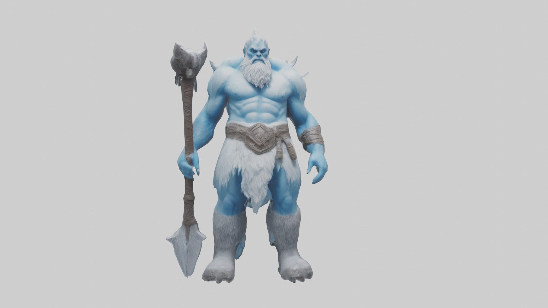 Frost Giant model Low-poly 3D model_20