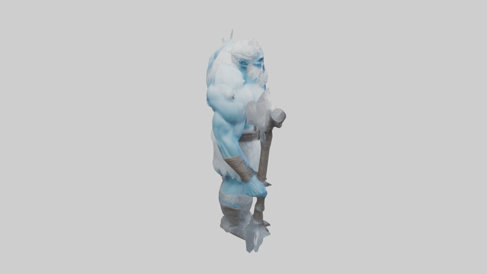 Frost Giant model Low-poly 3D model_28