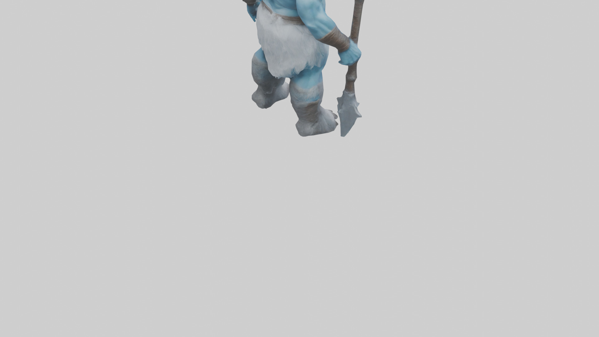 Frost Giant model Low-poly 3D model_5