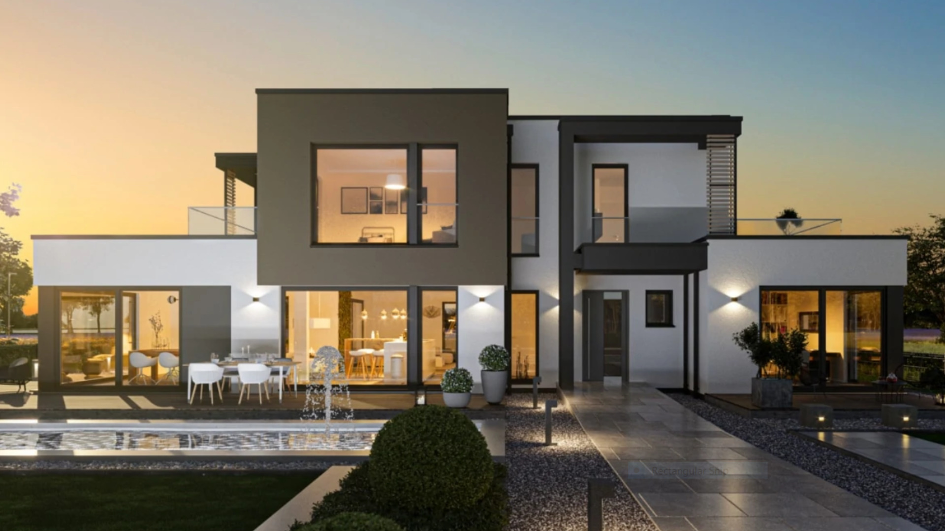 3D Model of Modern Villa 3D model_3