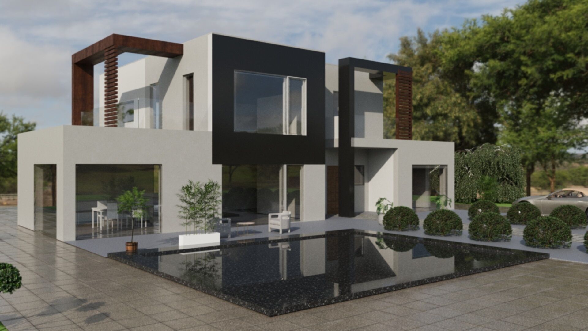 3D Model of Modern Villa 3D model_1