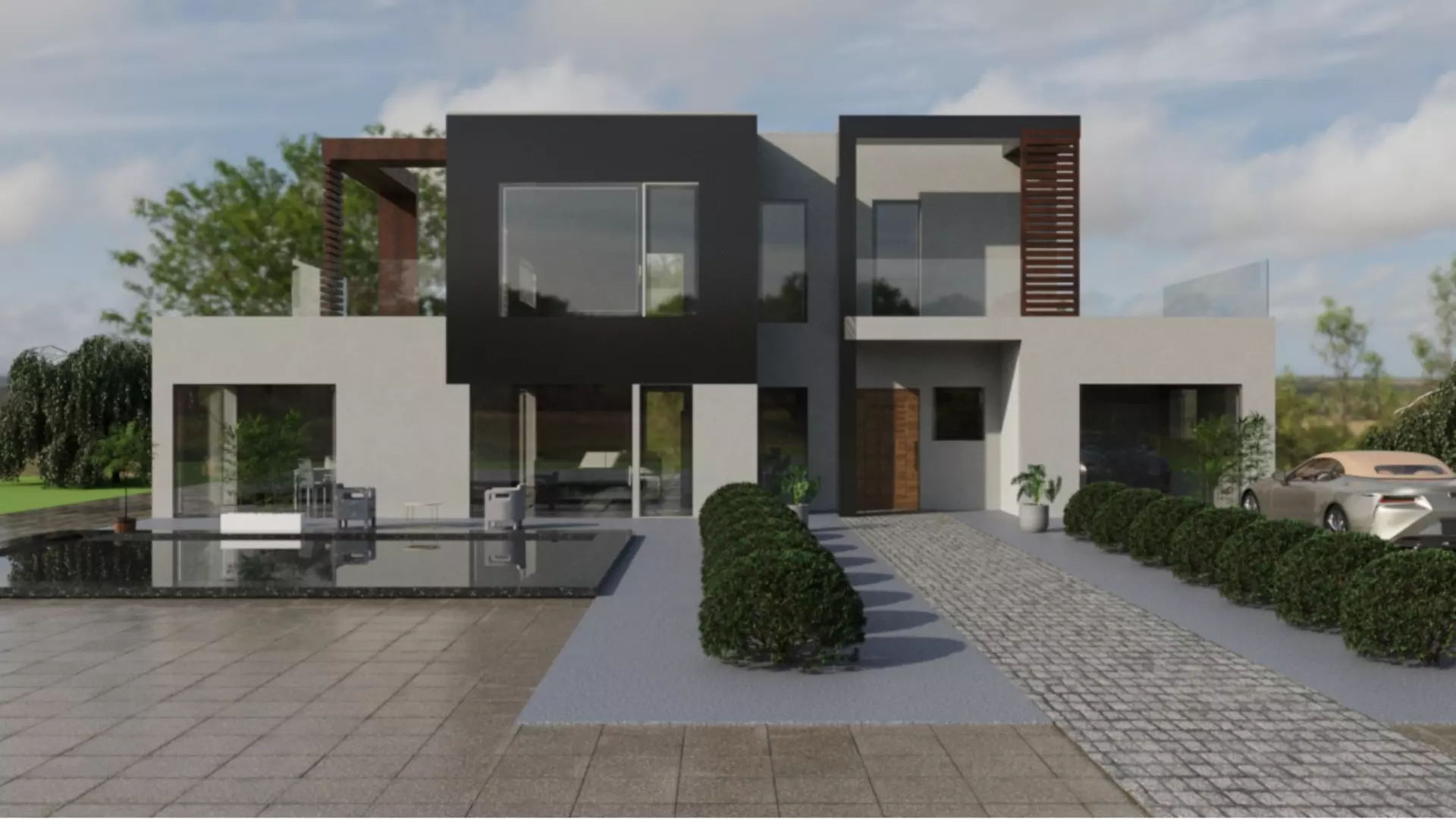 3D Model of Modern Villa 3D model_0