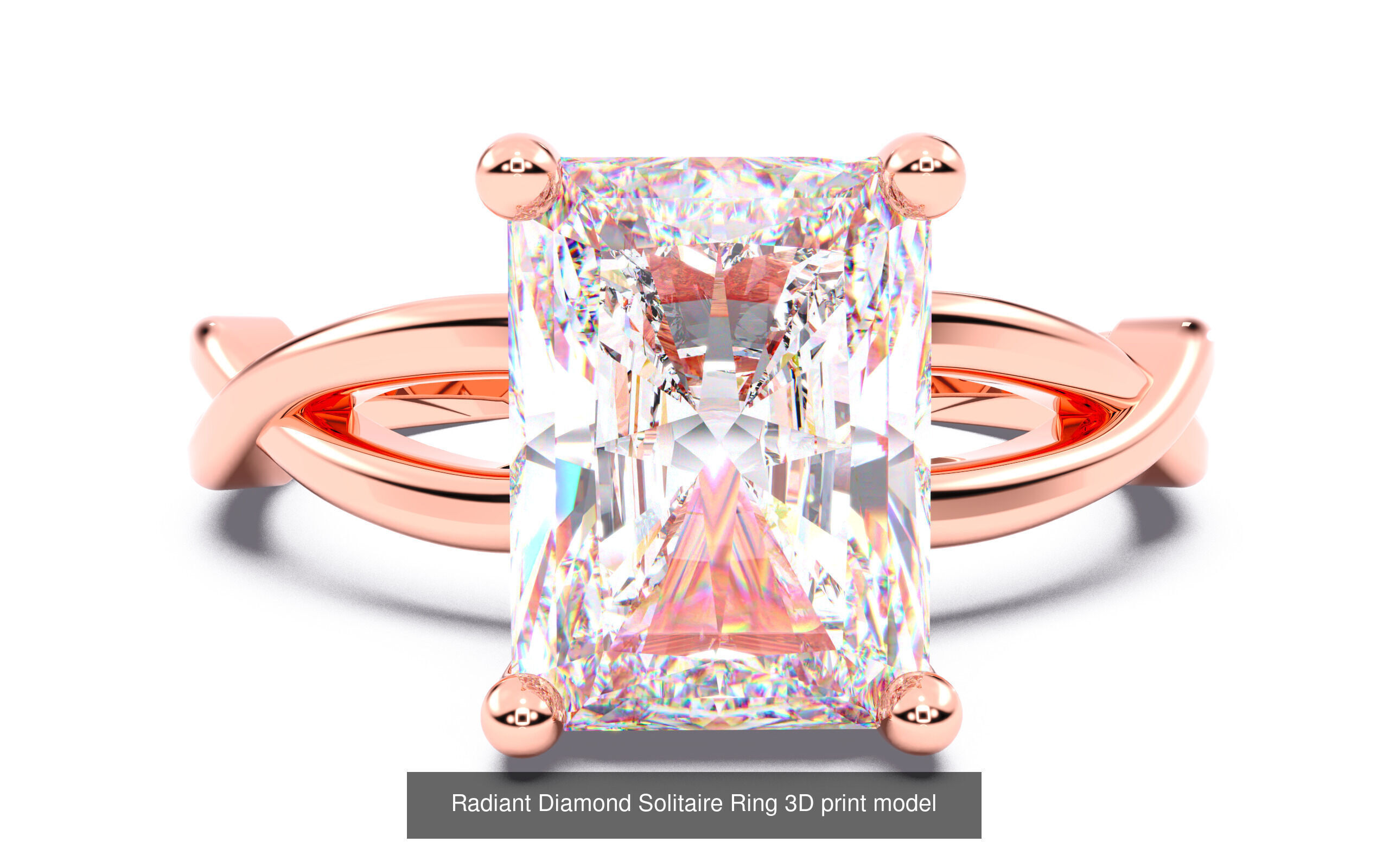 70  Diamond Solitaire Ring  3D Model Collection_62