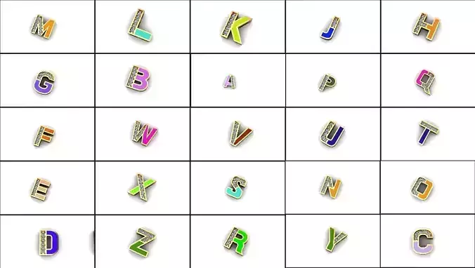 letter pendants 