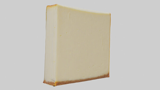 Frozen Cheesecake Pack model Low-poly 3D model
