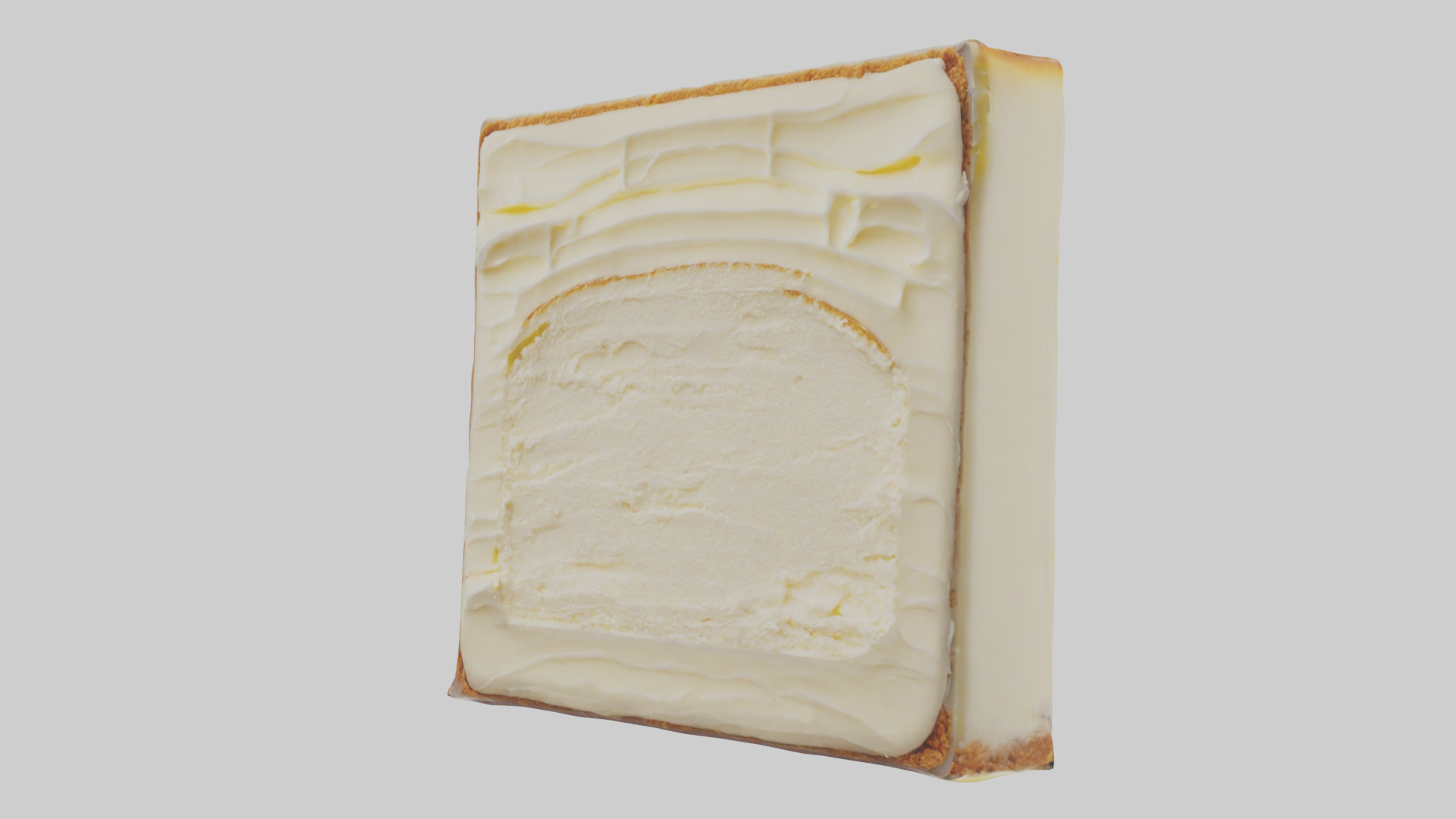 Frozen Cheesecake Pack model Low-poly 3D model_8