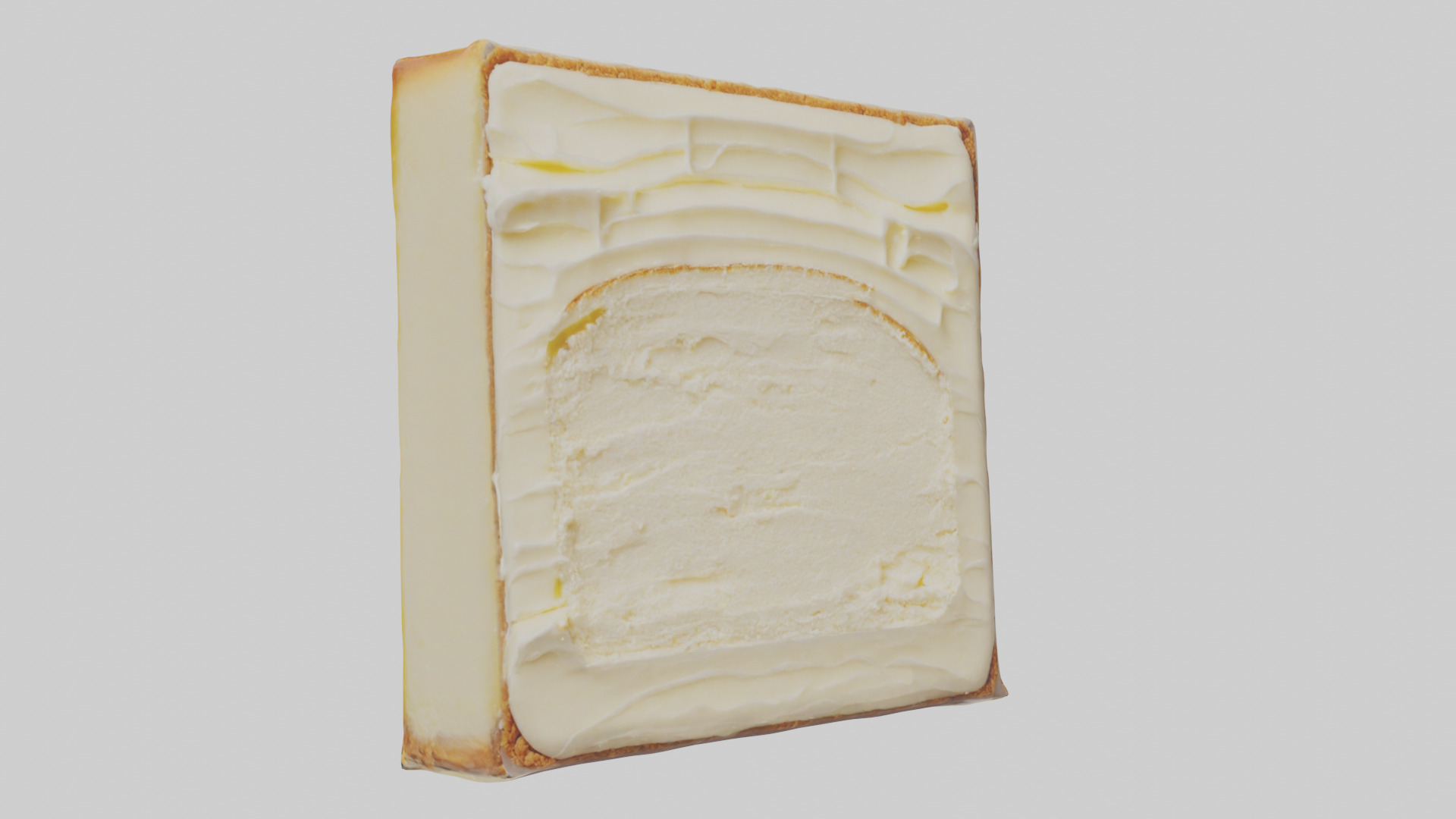 Frozen Cheesecake Pack model Low-poly 3D model_7