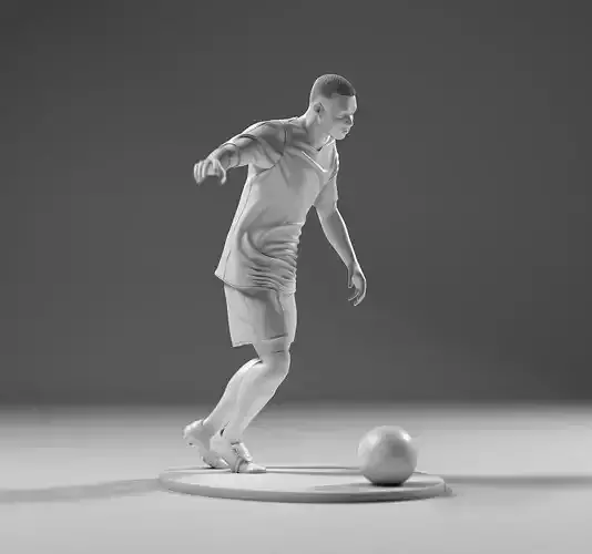 Footballer 05 Footstrike 01 Stl 3D print model