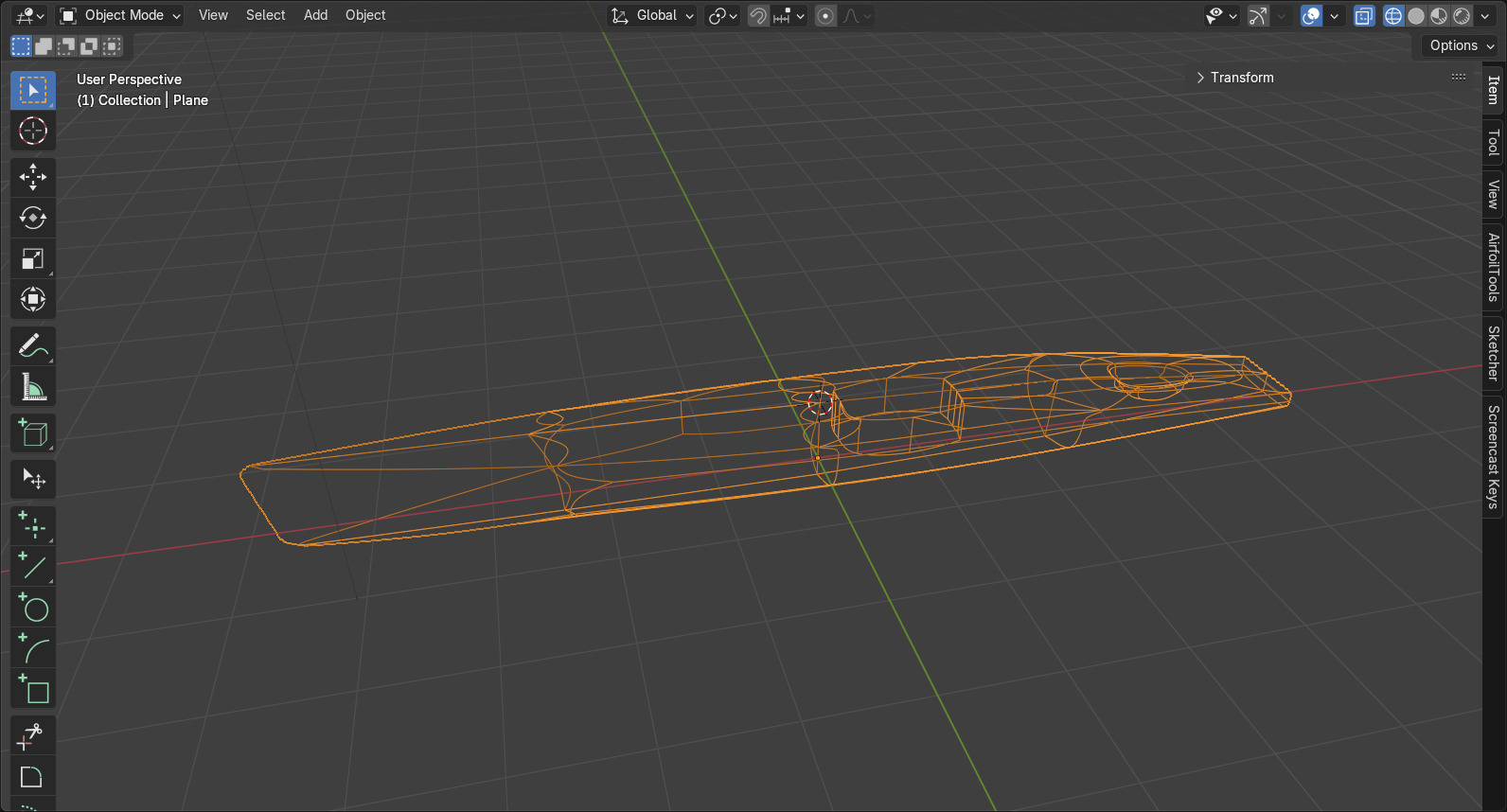 rc sailboat hull 3D print model_1