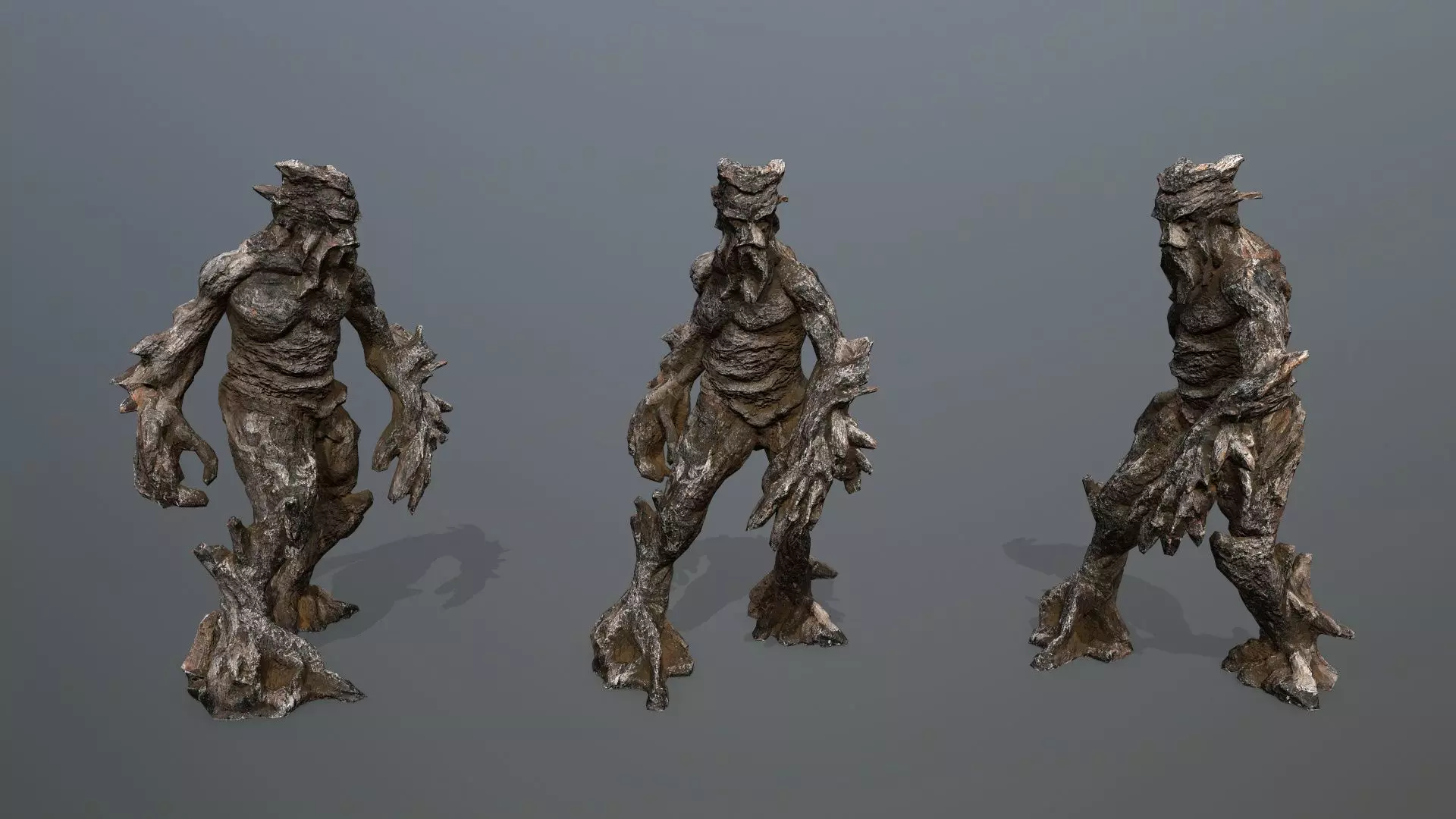 Golem Low-poly 3D model_0