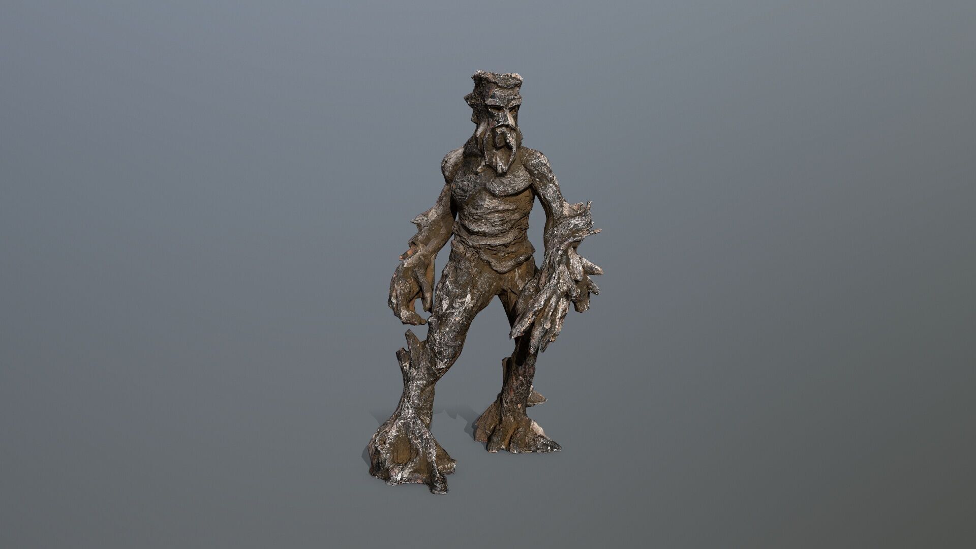 Golem Low-poly 3D model_2