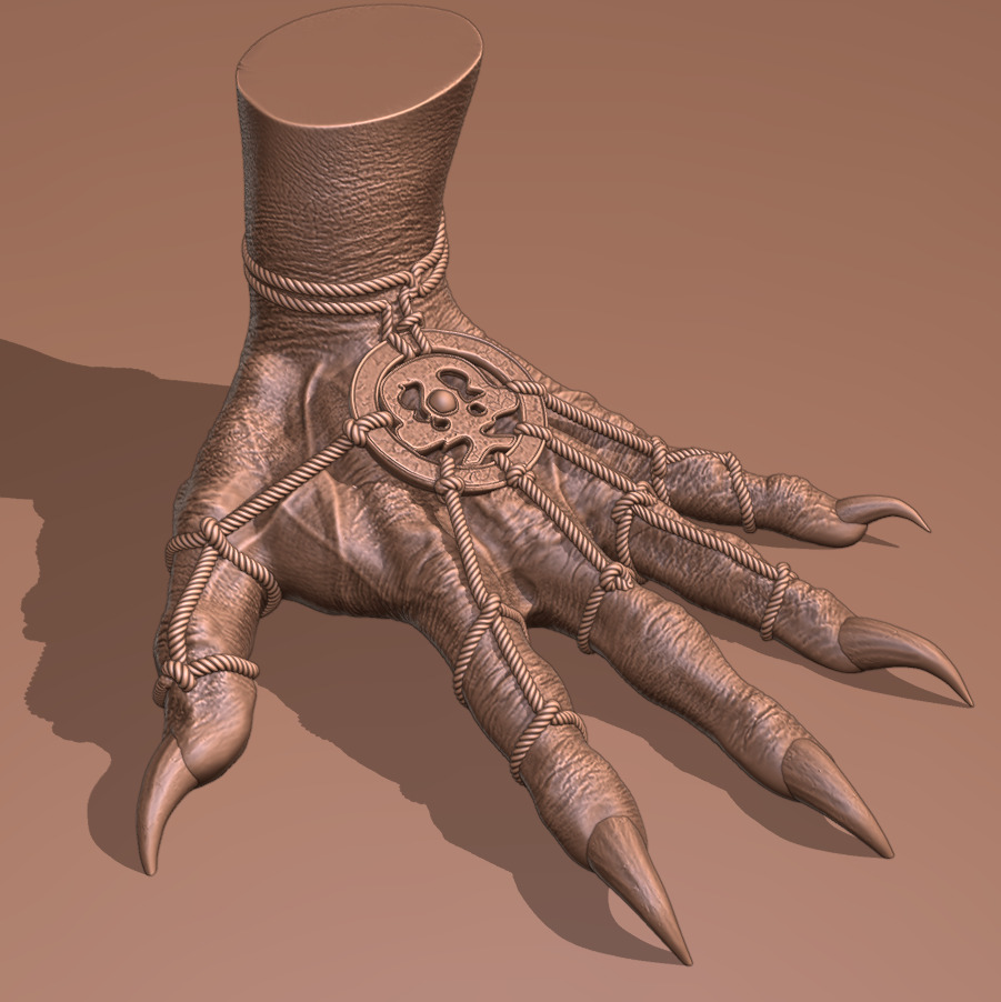 HAND OF MALIKETH THE BLACK BLADE - ELDEN RING  3D print model_5