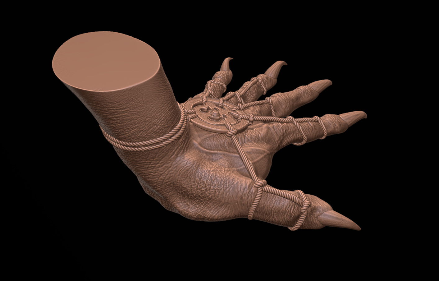 HAND OF MALIKETH THE BLACK BLADE - ELDEN RING  3D print model_15
