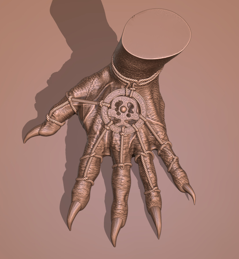 HAND OF MALIKETH THE BLACK BLADE - ELDEN RING  3D print model_9