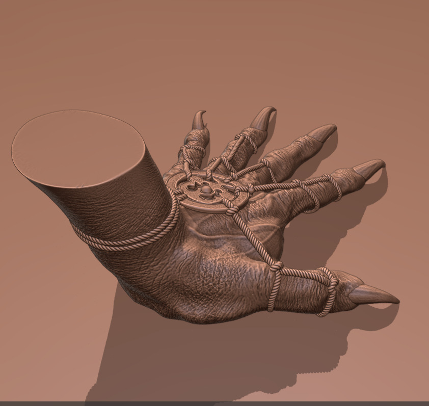 HAND OF MALIKETH THE BLACK BLADE - ELDEN RING  3D print model_7