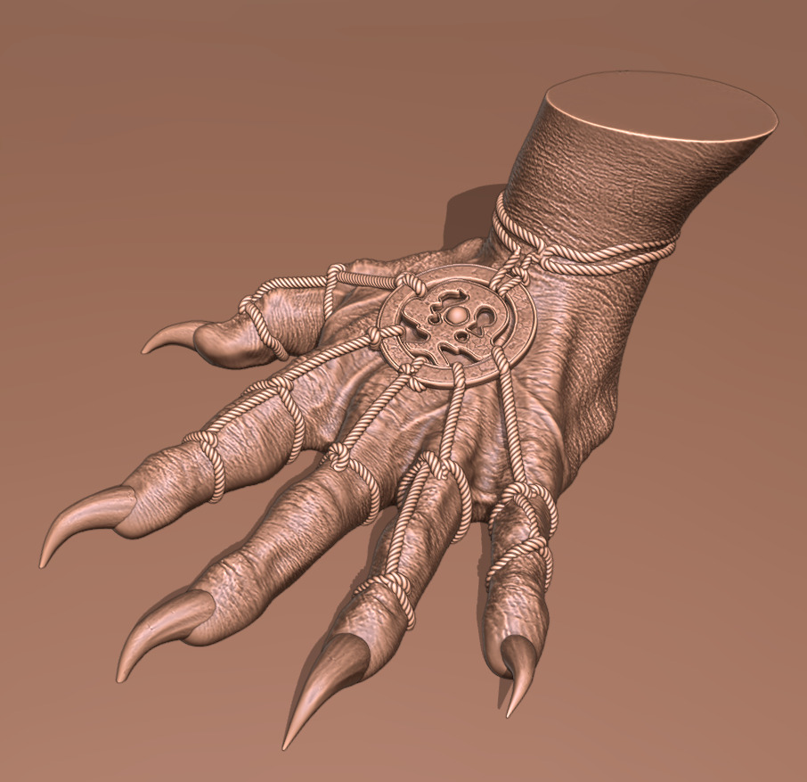 HAND OF MALIKETH THE BLACK BLADE - ELDEN RING  3D print model_6