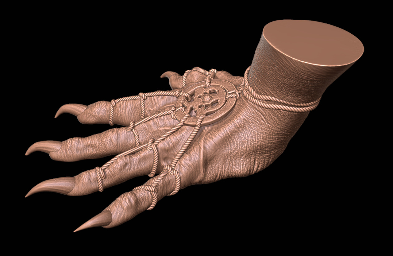 HAND OF MALIKETH THE BLACK BLADE - ELDEN RING  3D print model_14