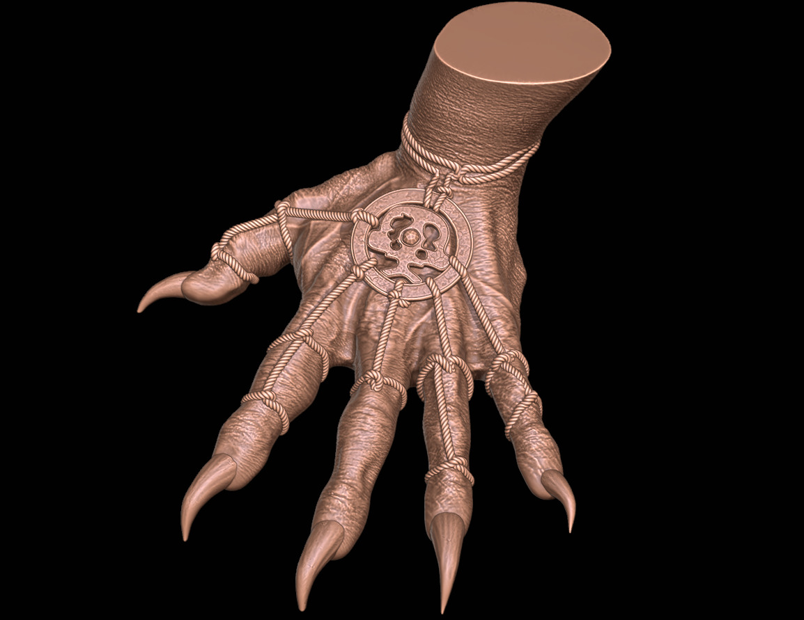 HAND OF MALIKETH THE BLACK BLADE - ELDEN RING  3D print model_2