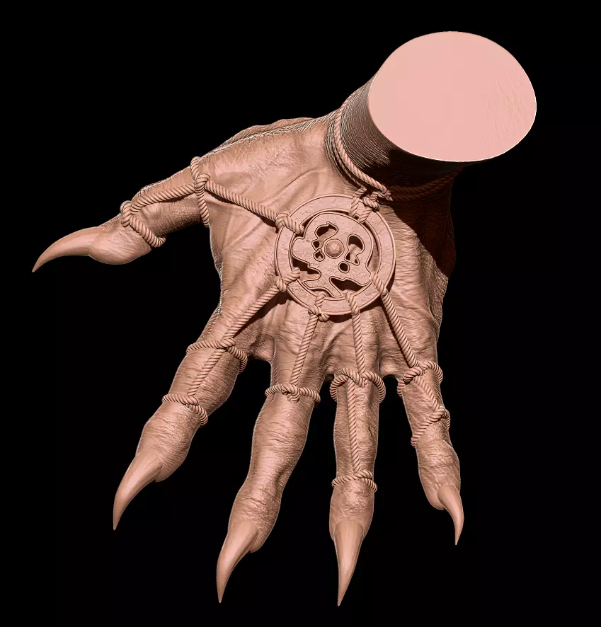 HAND OF MALIKETH THE BLACK BLADE - ELDEN RING  3D print model_0