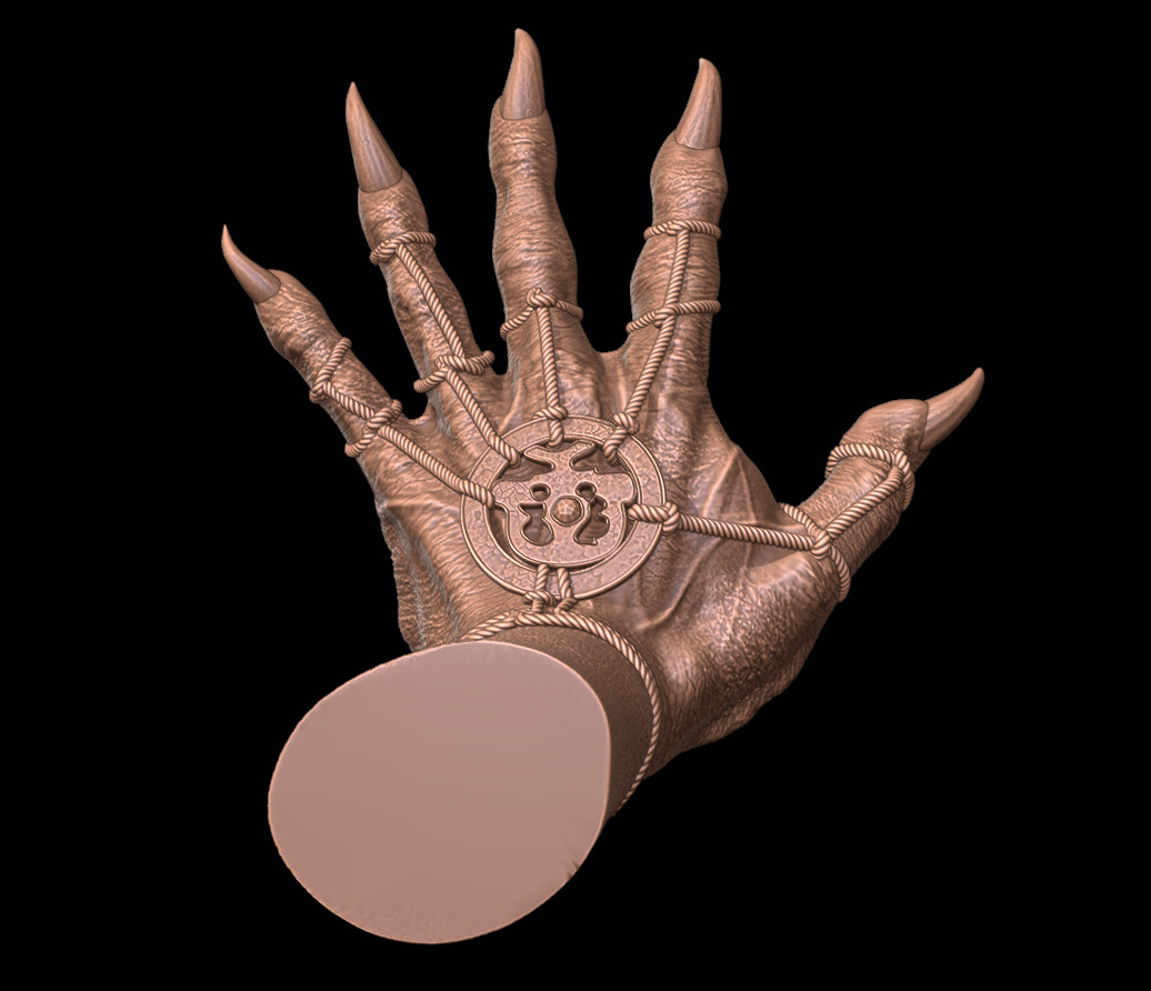 HAND OF MALIKETH THE BLACK BLADE - ELDEN RING  3D print model_11