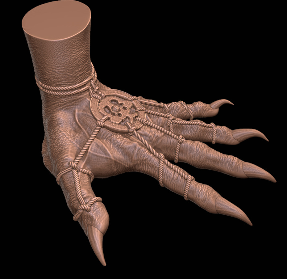 HAND OF MALIKETH THE BLACK BLADE - ELDEN RING  3D print model_13
