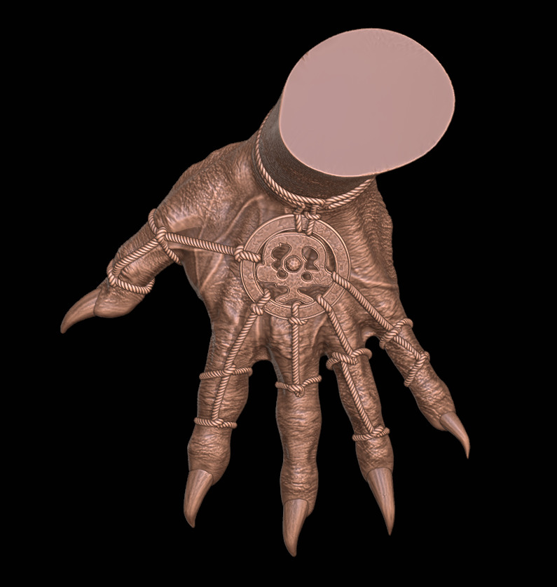 HAND OF MALIKETH THE BLACK BLADE - ELDEN RING  3D print model_12