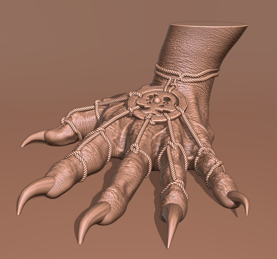 HAND OF MALIKETH THE BLACK BLADE - ELDEN RING  3D print model_4