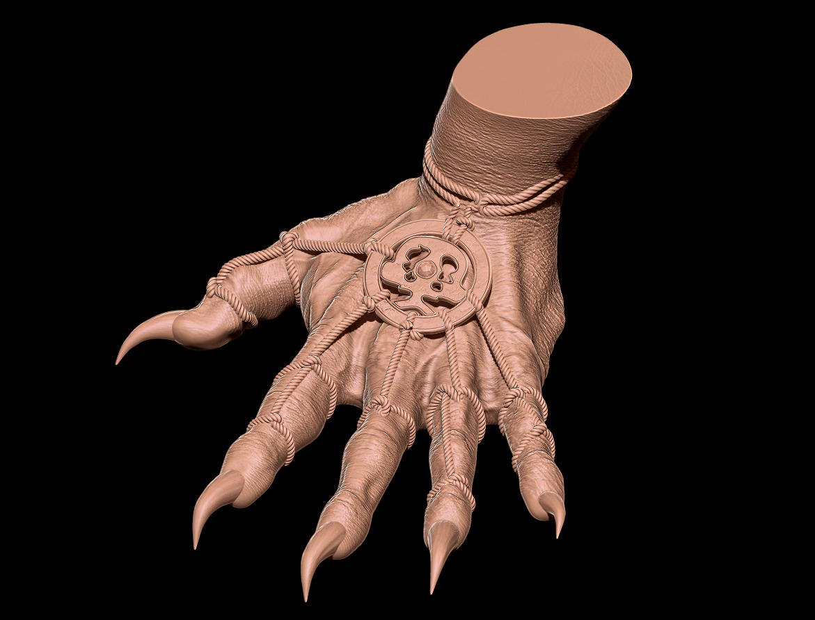 HAND OF MALIKETH THE BLACK BLADE - ELDEN RING  3D print model_3