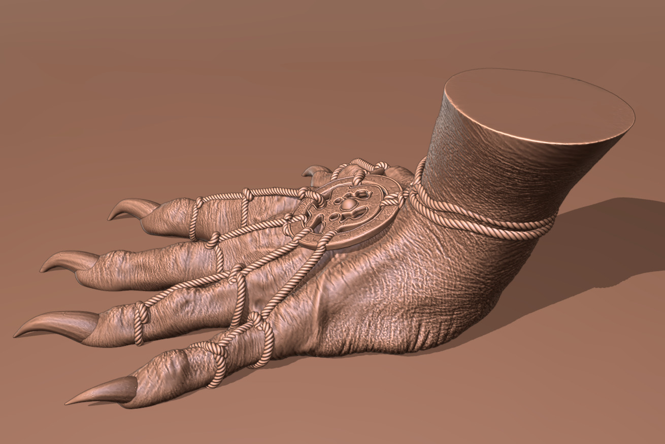 HAND OF MALIKETH THE BLACK BLADE - ELDEN RING  3D print model_8