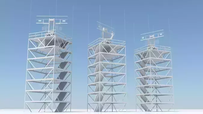 Airport Rotating Radar Tower Antenna 