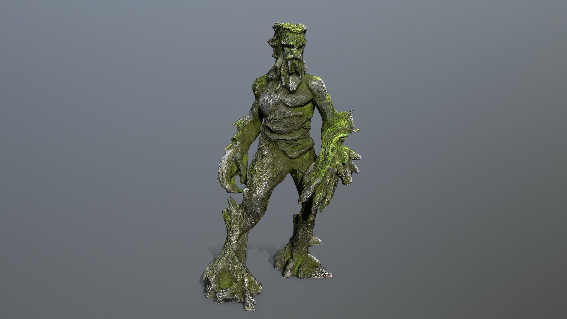 Golem Low-poly 3D model_1