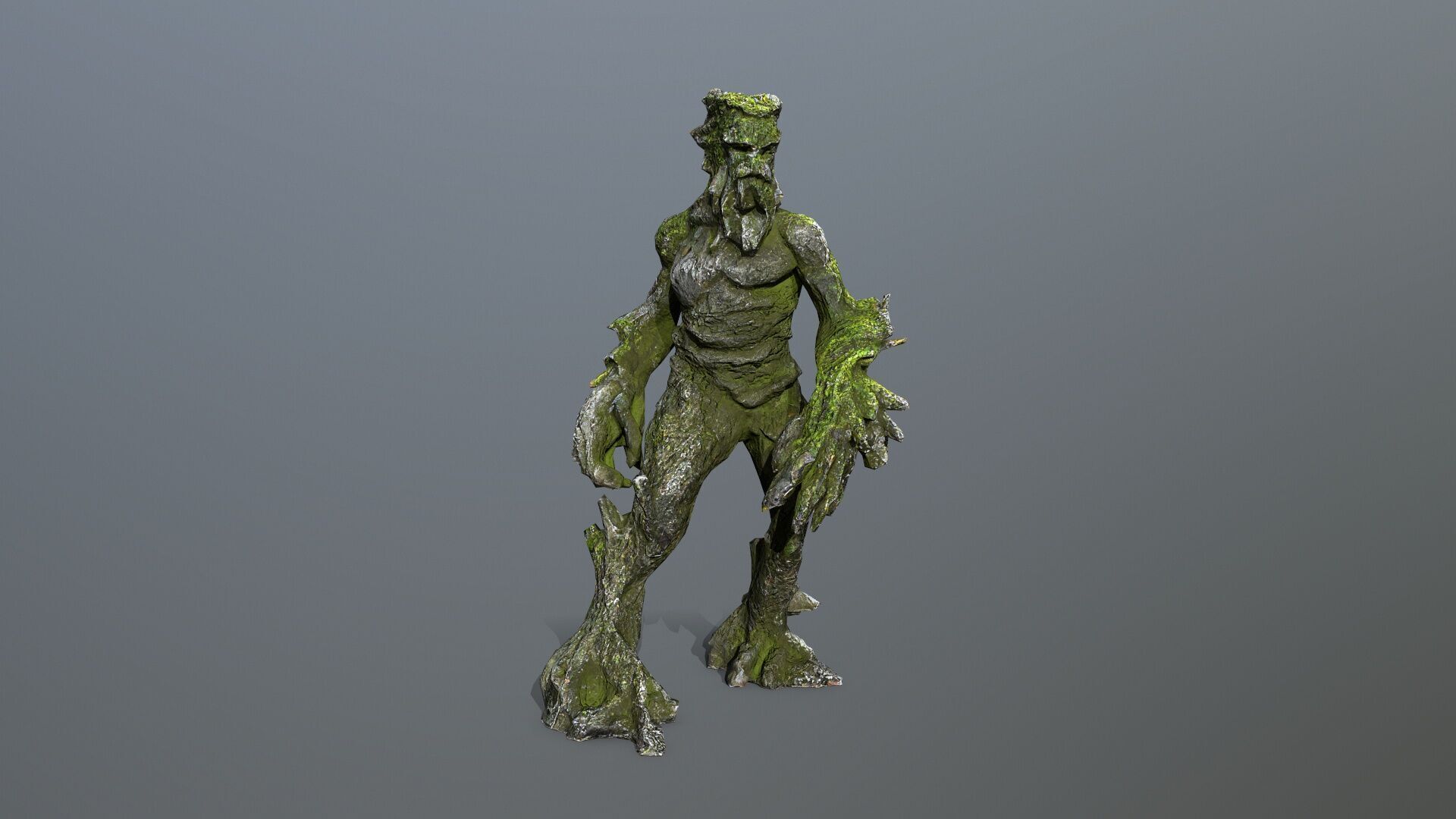 Golem Low-poly 3D model_2