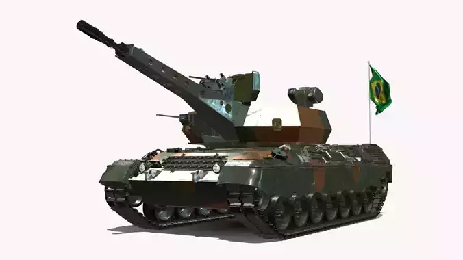 LEOPARDO 1 A5 TORC30BR Low-poly 3D model