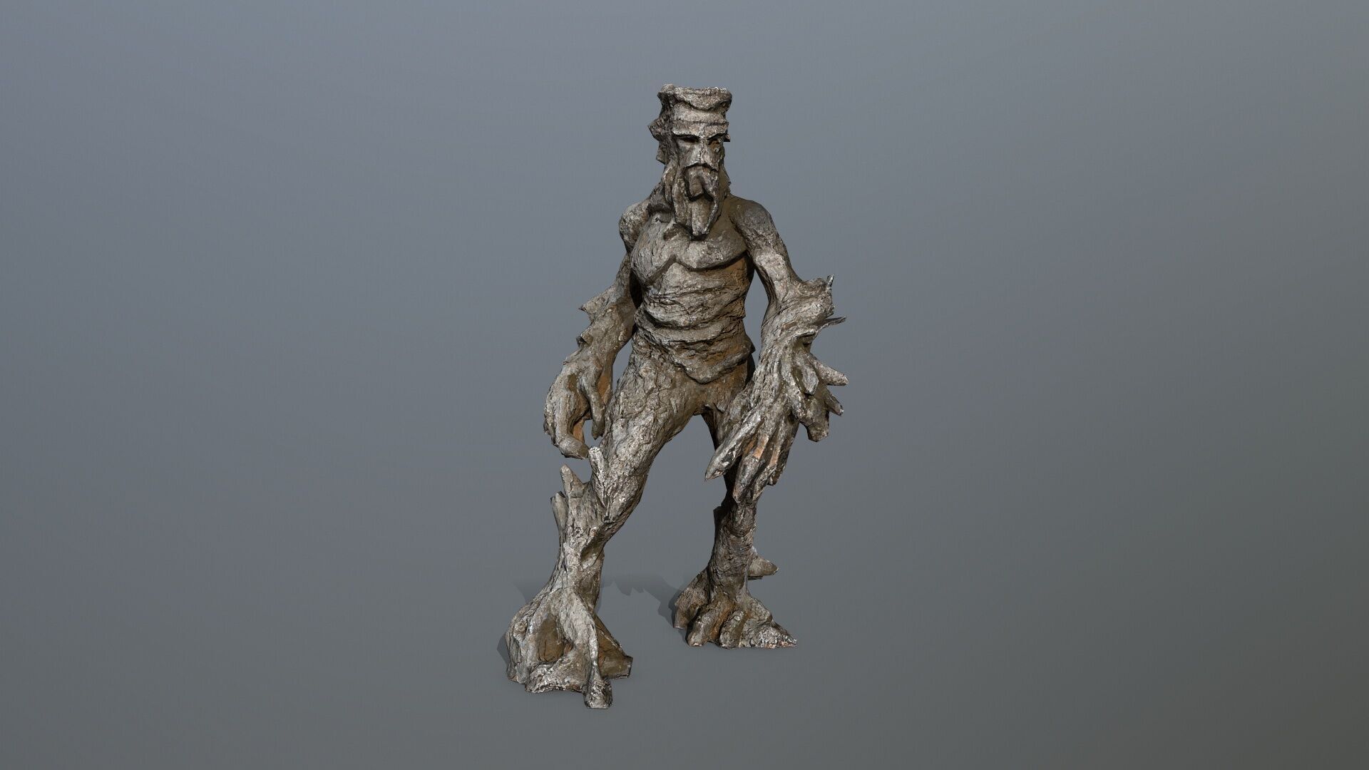 Golem Low-poly 3D model_10