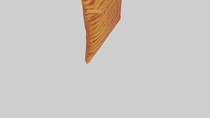 Frozen Sweet Potato Fries Pack model Low-poly 3D model 5