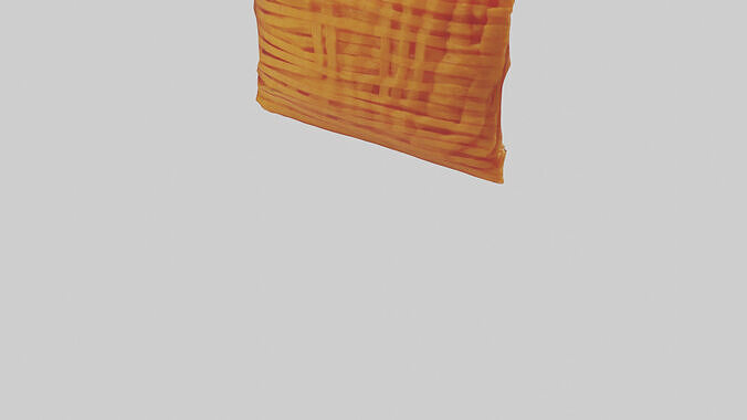 Frozen Sweet Potato Fries Pack model Low-poly 3D model 7