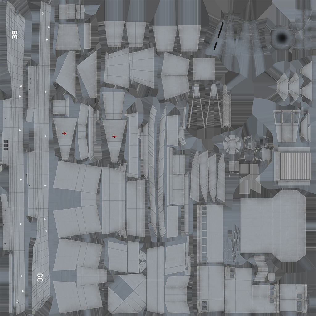 DDGH39 HMAS Hobart Low-poly 3D model_14