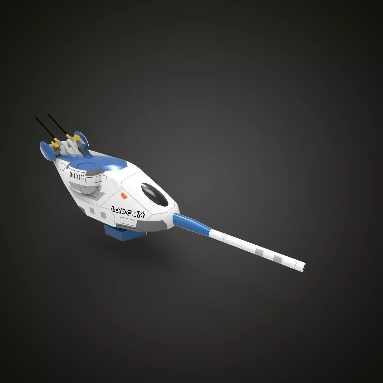 weapon artillery 3D print model_0