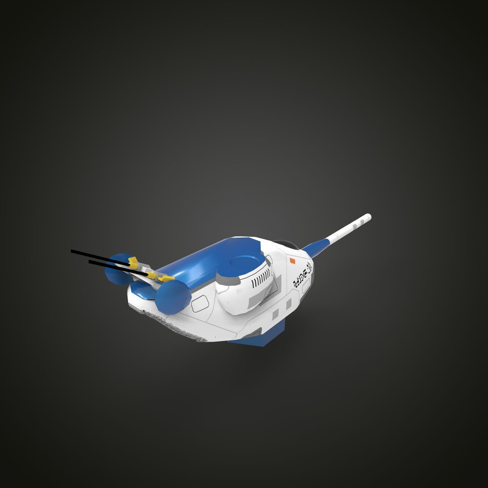 weapon artillery 3D print model_4