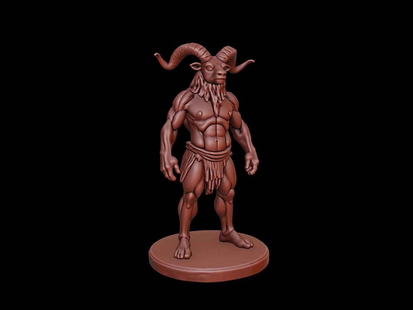 Satyr Figure 3D print model_1