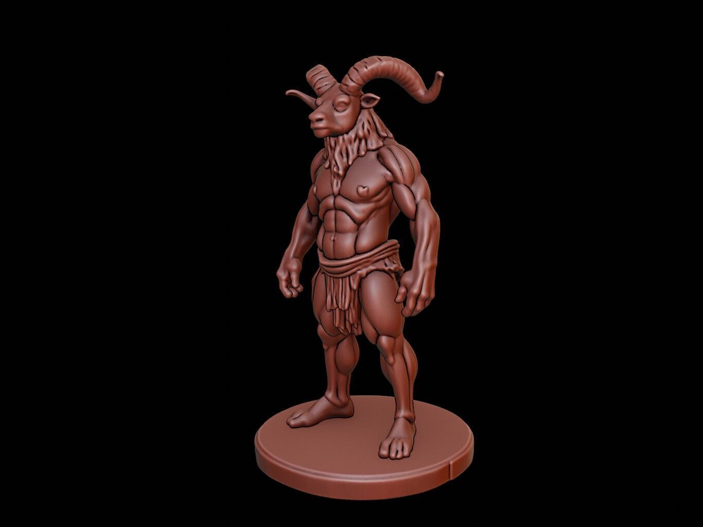 Satyr Figure 3D print model_2