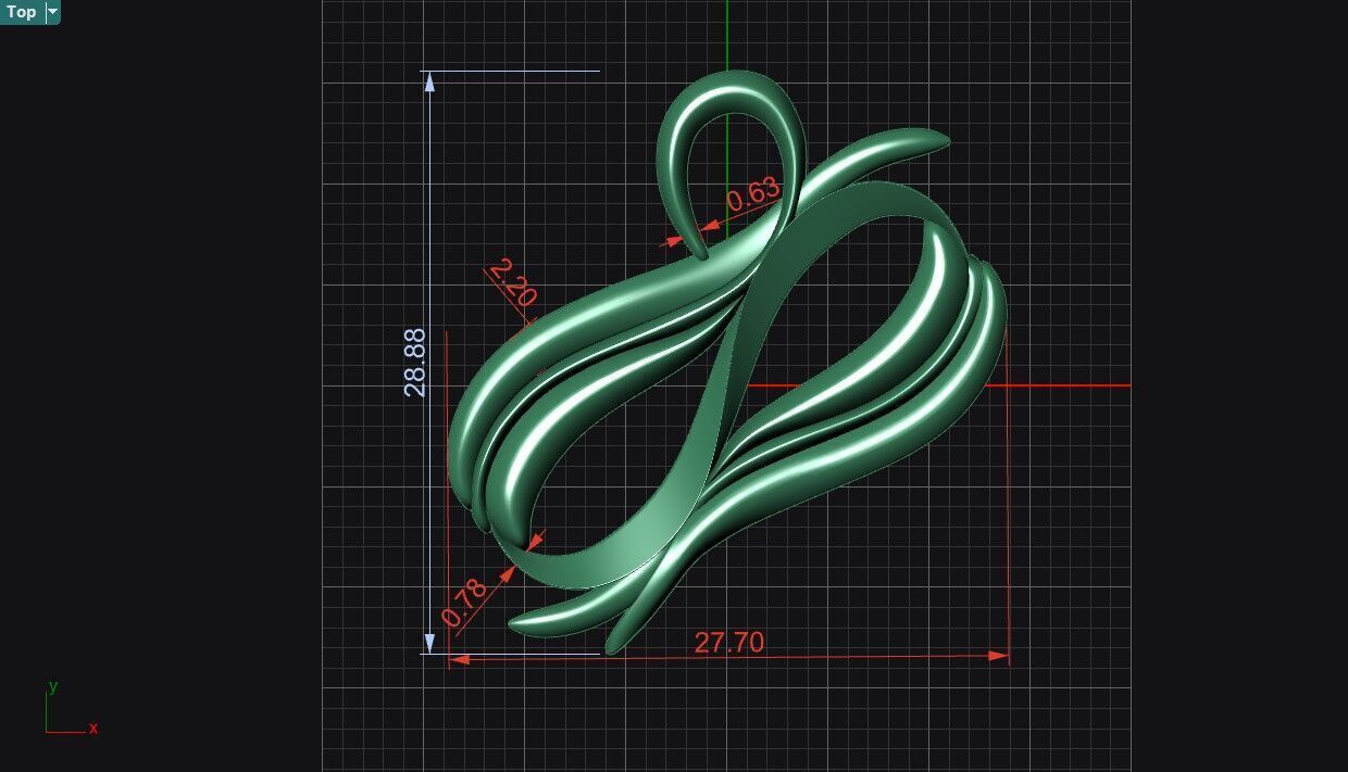 Fish in infinity 3D print model_5