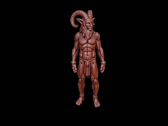 Satyr Figure 3D print model